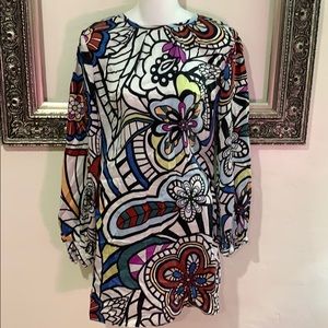 Pucci like silk dress